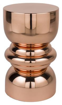 ZILT Bijzettafel 'Roby' 30cm, kleur Koper