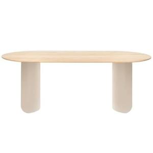 FÉST Plateau eettafel 200x90 sand eiken blad