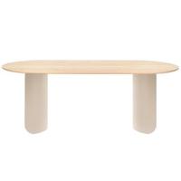 FÉST Plateau eettafel 200x90 sand eiken blad