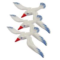 3x stuks opblaasbare zeemeeuw vogels 67 cm