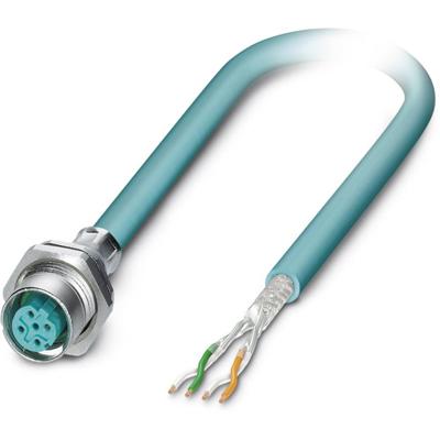 Phoenix Contact 1534614 Sensor/actuator inbouwconnector M12 Aantal polen (sensoren): 4 Bus, inbouw 5.00 m 1 stuk(s)