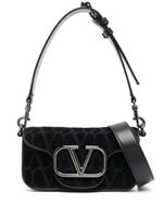 Valentino Garavani sac porté épaule VLogo Signature en toile - Noir - thumbnail