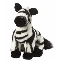 Nature Planet pluche zebra knuffel - 18 cm - Dieren speelgoed knuffels