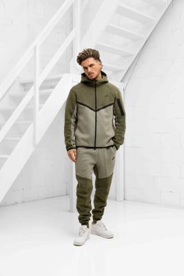 Nike Tech Fleece Trainingspak Heren Groen - Maat XS - Kleur: Groen | Soccerfanshop