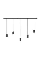 Lampen pendel Calex Multi pendule set zwart 5x E27 Lampen pendel Calex Multi pendule set zwart 5x E27