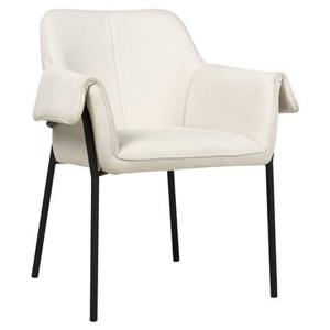 Beliani - ARLA - Fauteuil - Creme - Polyester