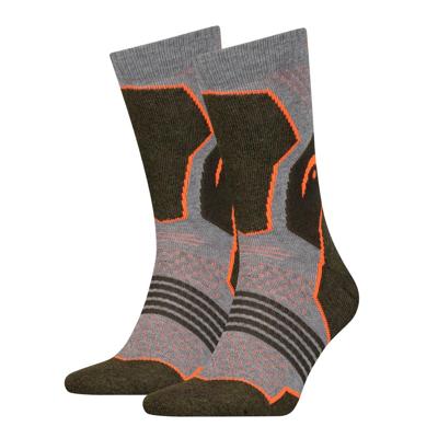HEAD Hiking Crew sokken 2-pack Unisex Forest-35/38