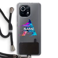 Abstract Spectrum: Xiaomi Mi 11 Transparant Hoesje met koord