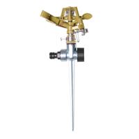 Metalen sectorsproeier mm 12 op spike met doorvoer