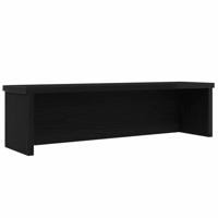 VidaXL Keukenrek stapelbaar 60x15x16 cm bewerkt hout zwart