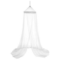 Hemelbed sierlijke klamboe - wit - 60 x 250 cm - polyester - op te hangen