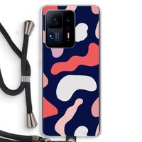 Memphis Shapes Pink: Xiaomi Mi Mix 4 Transparant Hoesje met koord
