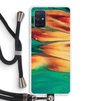 Green Inferno: Samsung Galaxy A71 Transparant Hoesje met koord