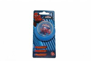 Fietsbel Spiderman 55 mm soft air blauw