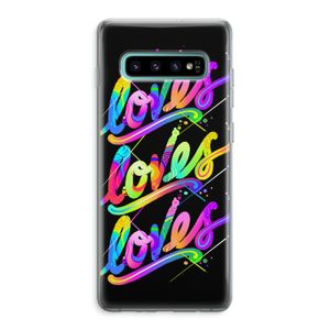 Loves: Samsung Galaxy S10 Plus Transparant Hoesje