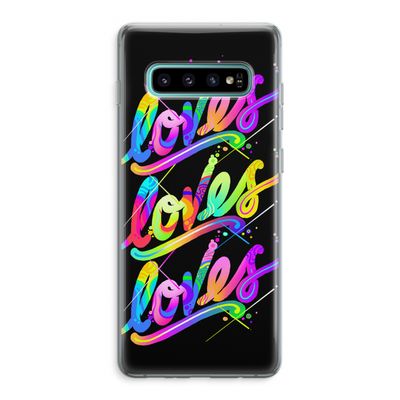 Loves: Samsung Galaxy S10 Plus Transparant Hoesje