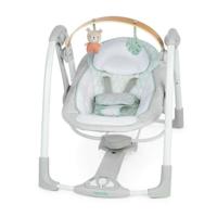 INGENUITY Babywipstoel, elektrisch opvouwbare schommel - Cosy Spot - afneembare speelboog, schommelinstellingen, timer, kantelfunctie