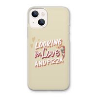 Pizza is the answer: iPhone 13 mini Transparant Hoesje