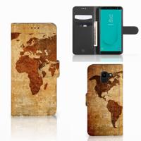 Samsung Galaxy J6 2018 | Flip Cover | Wereldkaart