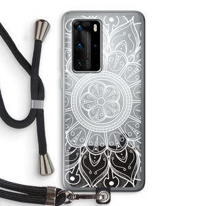 Roses Are Red: Huawei P40 Pro Transparant Hoesje met koord
