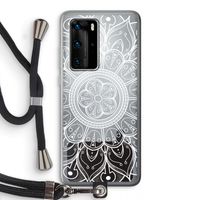 Roses Are Red: Huawei P40 Pro Transparant Hoesje met koord