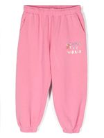 Kids Worldwide pantalon de jogging à imprimé Space - Rose