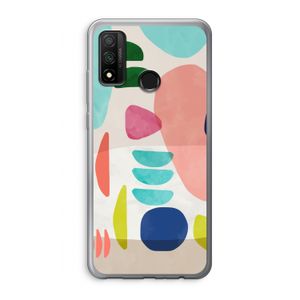 Bold Rounded Shapes: Huawei P Smart (2020) Transparant Hoesje