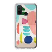 Bold Rounded Shapes: Huawei P Smart (2020) Transparant Hoesje