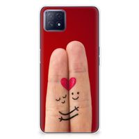 OPPO A53 5G | OPPO A73 5G Silicone Back Cover Liefde - Origineel Romantisch Cadeau