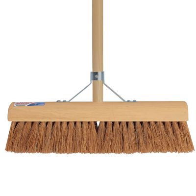 TalenTools Zaalveger 40cm breed cocos haren 150cm steel