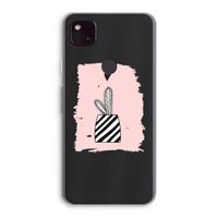 Zwart-wit cactus: Google Pixel 4a 5G Transparant Hoesje Zwart-wit cactus: Google Pixel 4a 5G Transparant Hoesje