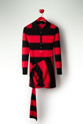 Polojurk van tricot - RED - S