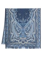 ETRO écharpe à motif baroque - Bleu