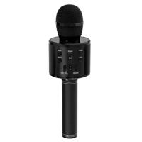 Karaoke Bluetooth Microfoon - kunststof - 23 cm - sing a long - popster Karaoke Bluetooth Microfoon - kunststof - 23 cm - sing a long - popster