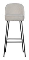 BePureHome Barkruk 'Vogue' Bouclé, kleur Naturel (zithoogte 80cm)