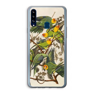 Carolinaparkiet: Samsung Galaxy A20s Transparant Hoesje