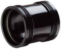 Wavin Steekmof PP 110mm Dubbele Manchet - Slagvast PPC Zwart voor Afvoersystemen Wavin Steekmof PP 110mm Dubbele Manchet - Slagvast PPC Zwart voor Afvoersystemen