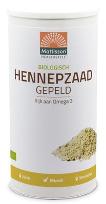 Mattisson HealthStyle Biologische Hennepzaad Gepeld