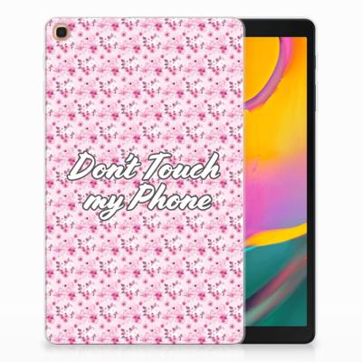 Samsung Galaxy Tab A 10.1 (2019) Print Case Flowers Pink DTMP Samsung Galaxy Tab A 10.1 (2019) Print Case Flowers Pink DTMP