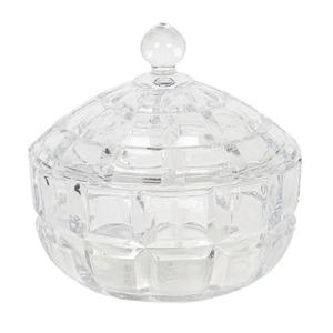 Clayre & Eef Glazen potje Ø 18x18 cm Glas Rond Potje