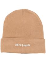 Palm Angels bonnet à logo brodé - Tons neutres - thumbnail