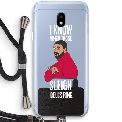 Sleigh Bells Ring: Samsung Galaxy J3 (2017) Transparant Hoesje met koord
