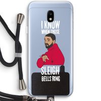 Sleigh Bells Ring: Samsung Galaxy J3 (2017) Transparant Hoesje met koord