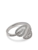 Anita Ko bague médium en or blanc 18ct sertie de diamants - Argent