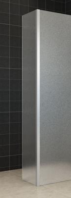 Wiesbaden zijwand+hoekprof. 350x2000 10mm NANO voll.matglas