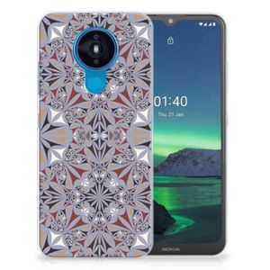 Nokia 1.4 TPU Siliconen Hoesje Flower Tiles