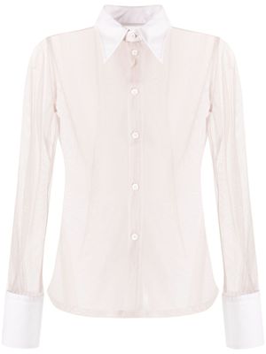 MM6 Maison Margiela chemise à manches longues - Tons neutres