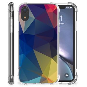 Apple iPhone Xr Shockproof Case Polygon Dark