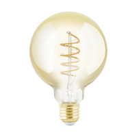 Lichtbron Amber spiraal E27 G95 245LM dimbaar