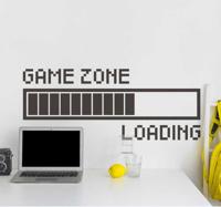 Game zone verhalen laden muurzelfklevende sticker voor videogame - thumbnail